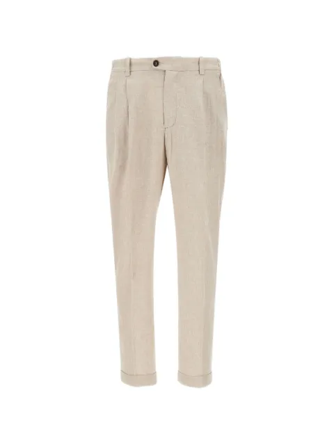 DEVORE straight-leg trousers Neutrals DVR57CLI1002