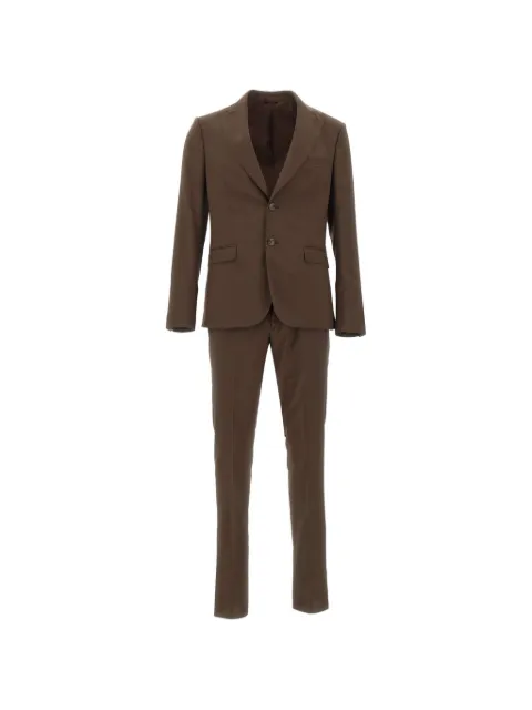 Ungaro single-breasted two-piece suit Brown U5001A519860