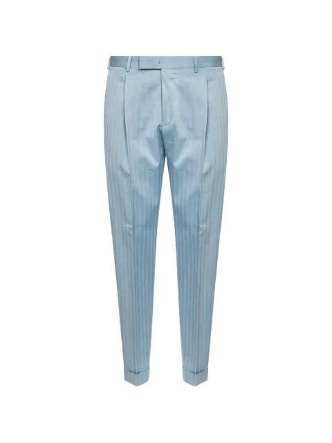 PT Torino pleated trousers Blue CORSZAZ40FWDMA420390