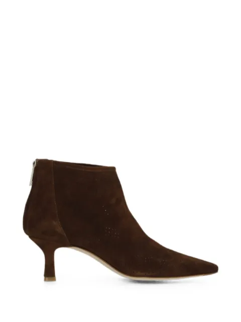 The Seller perforated-suede ankle boots Brown SS4009CAMOSCIOCCOLATO