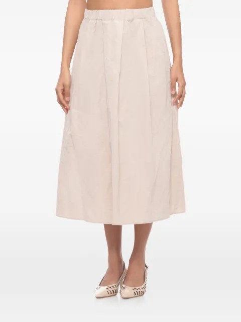 Antonelli pleated midi skirt Neutrals OREOP9116Q102