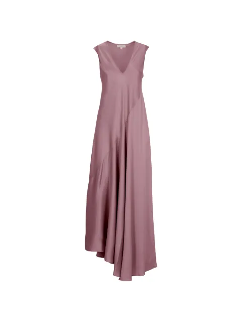 Antonelli Natasha asymmetric-hem V-neck dress Pink NATASHAQ6593573