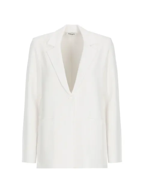 Kangra single-breasted notched-lapel blazer White 39405706
