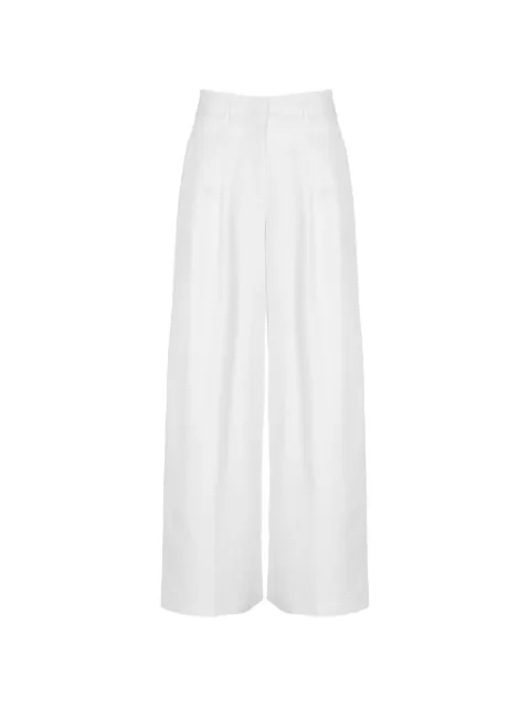 Peserico belt-loops trousers White A0414301926900