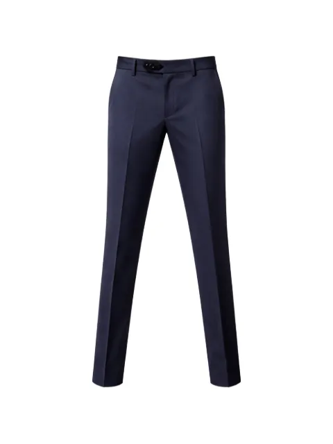 FRANZESE COLLECTION button-fastening pleated trousers Blue 4C10EAUTXAYEUE73