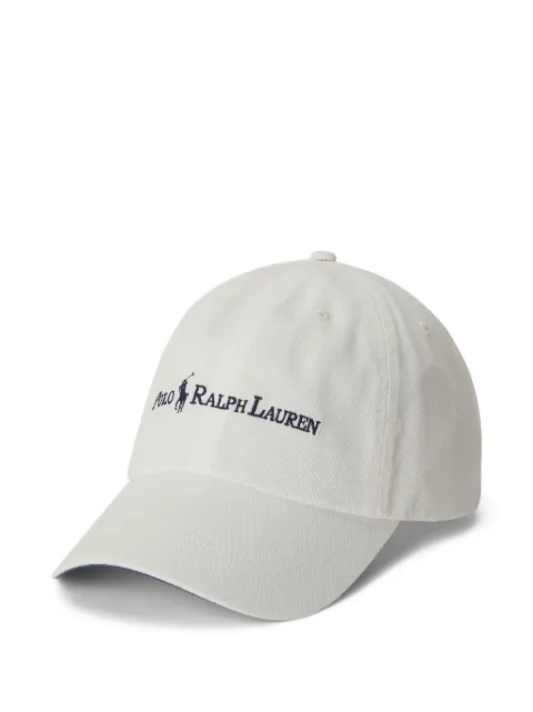 Polo Ralph Lauren logo embroidered cap White 710958055500