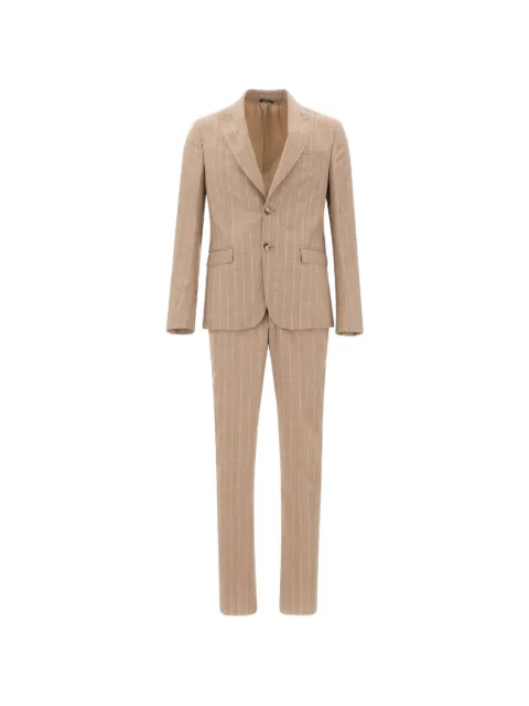 Ungaro pinstripe tailored suit Neutrals U5001A562215