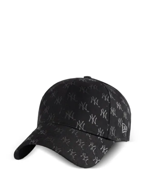 NEW ERA CAP monogram-pattern cap Black 02243226