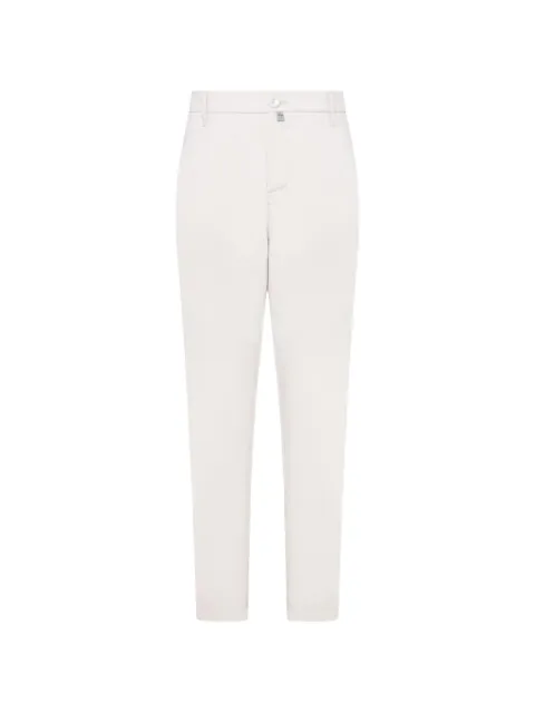 Jacob Cohën logo-plaque trousers Grey JUMPT026001S3803RW
