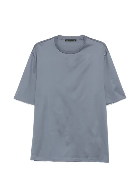 Low Brand crew-neck short-sleeve T-shirt Blue LT26005B525