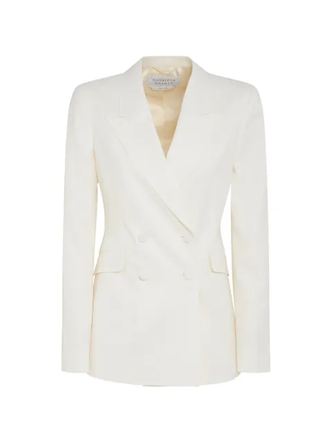 Gabriela Hearst double-breasted blazer Neutrals 3245122W149