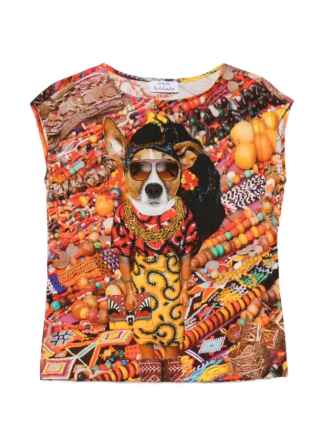 The Artistylist Jewelry graphic-print T-shirt Orange JEWELRY
