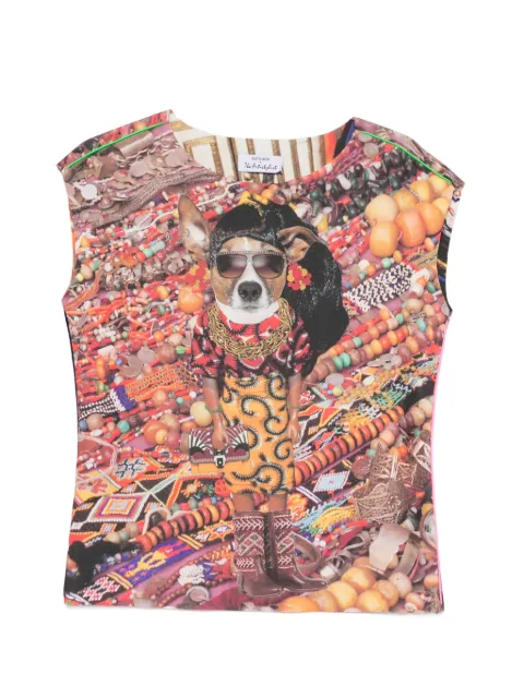 The Artistylist graphic-print T-shirt Orange JEWELERYSCUBATOPMLT