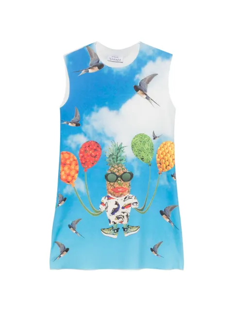 The Artistylist graphic-print mini dress Blue SKYSCUBADRESSMLT