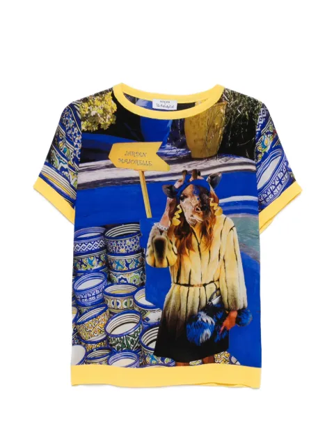 The Artistylist graphic-print T-shirt Blue JARDENTSHIRTMLT