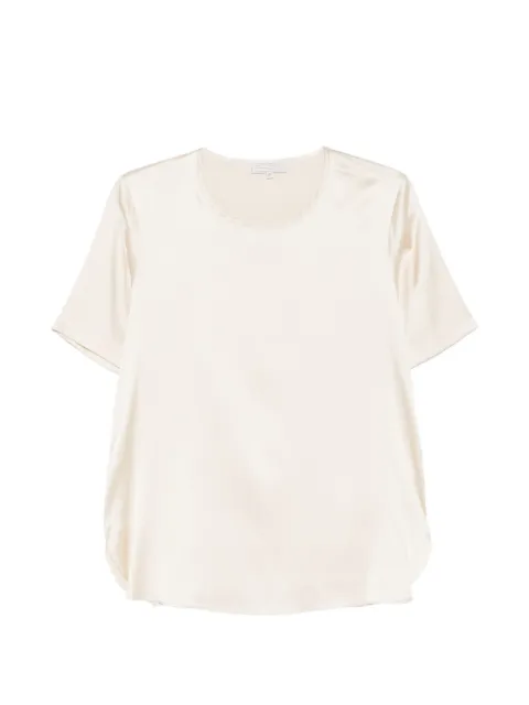 Antonelli Creta satin-finish T-shirt Neutrals N2513Q251CRETA010