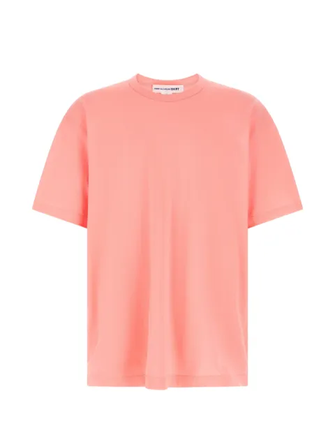 Comme Des Garçons Shirt logo print T-shirt Pink FQT013