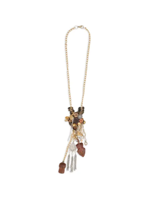 Vintage multi-charms necklace Gold WCV041224134