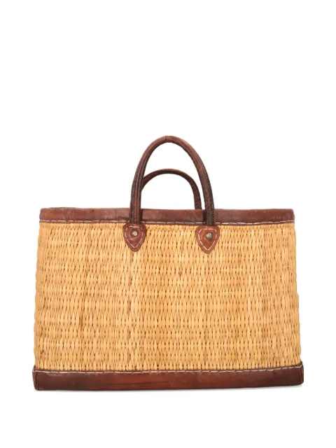 Vintage Wicker tote bag Neutrals W2003264