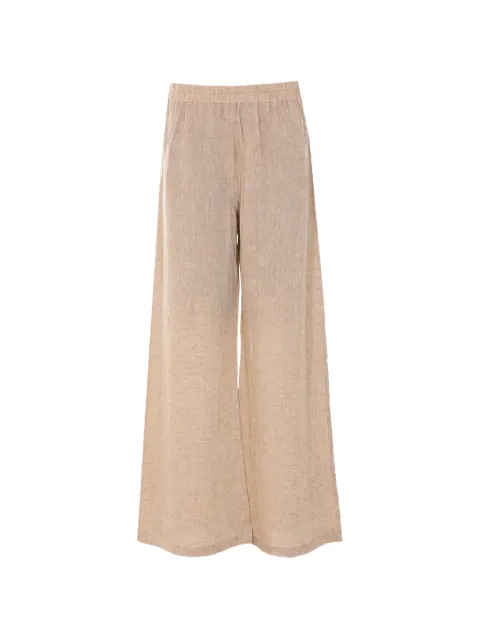 Maurizio Pecoraro elasticated-waistband palazzo pants Neutrals W01340881