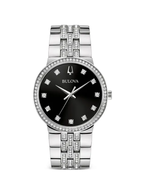 Bulova Crystal 40mm watch Black 96K110