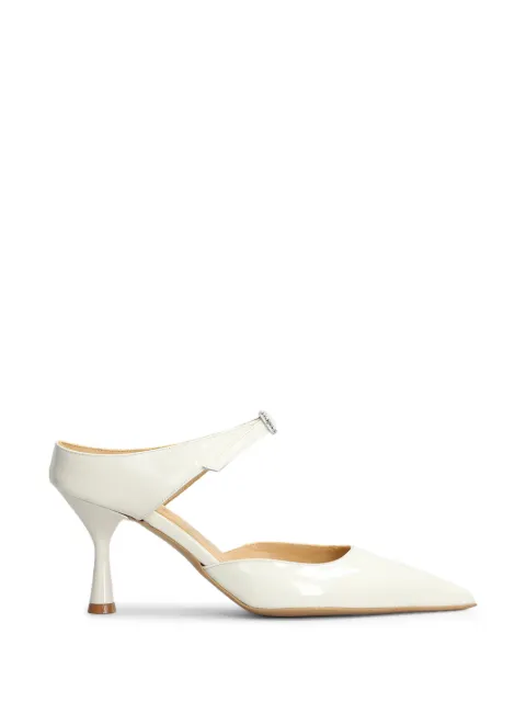 Fratelli Russo crystal-buckle pointed-toe pumps Neutrals TUCCIAS2616