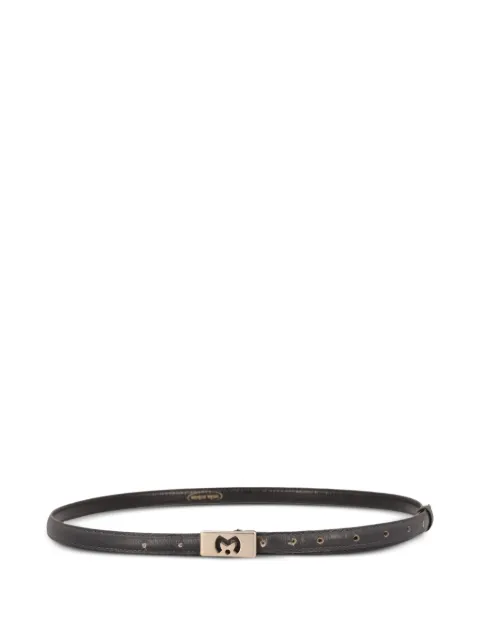Mila Schon Vintage leather belt Black WCV130320255712