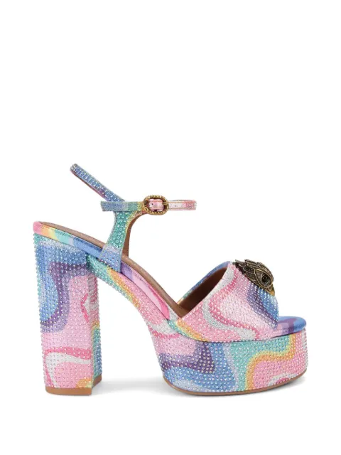 Kurt Geiger London Kensington platform heel sandals Pink 9798869609