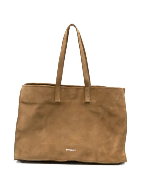 Gimaguas suede tote bag Brown AWS2616172