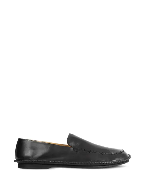 Premiata structured leather loafers Black 32409