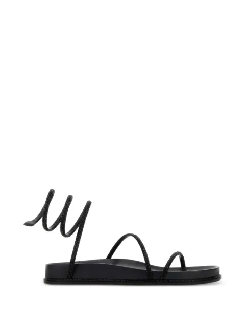 René Caovilla Cleo flat sandals Black C11342020R001V050