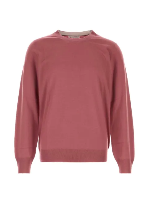 Brunello Cucinelli fine-knit sweater Pink M2400100CRZ64