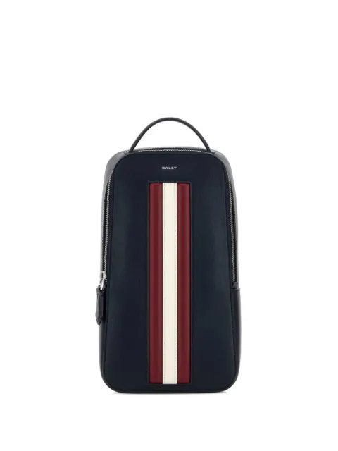 Bally Mythos stripe-detail shoulder bag Blue MAS02DEC001