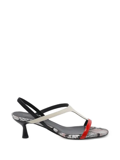 ANGEL ALARCON round-toe slingback sandals Neutrals 26042495