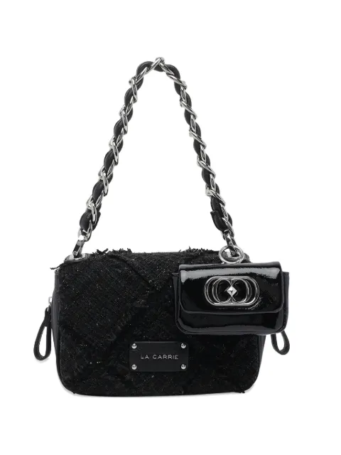 La Carrie Isabel Cross chain shoulder bag Black 161MBS450CANBLA