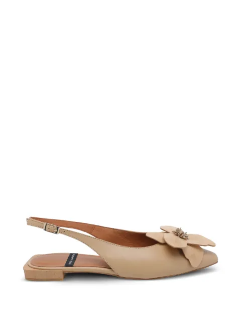 ANGEL ALARCON Fiora flower detail pointed pumps Neutrals 26000530BNEXTCAMELLO