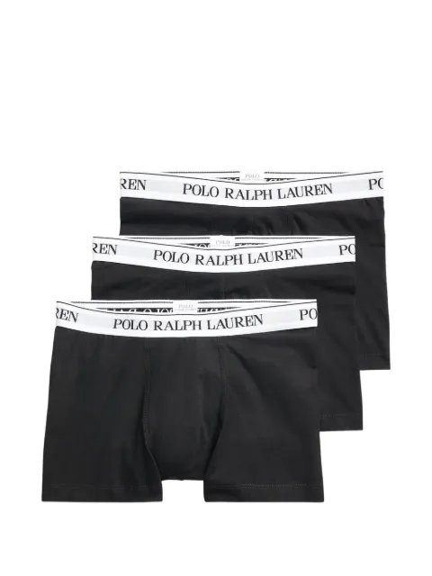 Polo Ralph Lauren logo-waistband boxers (set of three) Black 714830299008