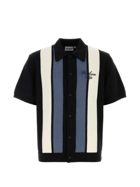 Carhartt WIP striped cotton shirt Black I036159
