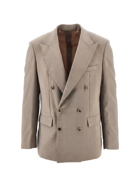 MARSEM double-breasted blazer Neutrals G082SS26T218026