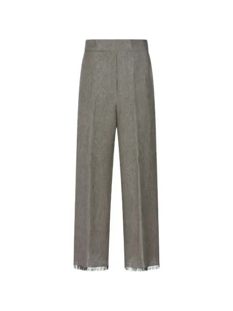 Antonelli fringed concealed-fastening trousers Neutrals N8952Q528343