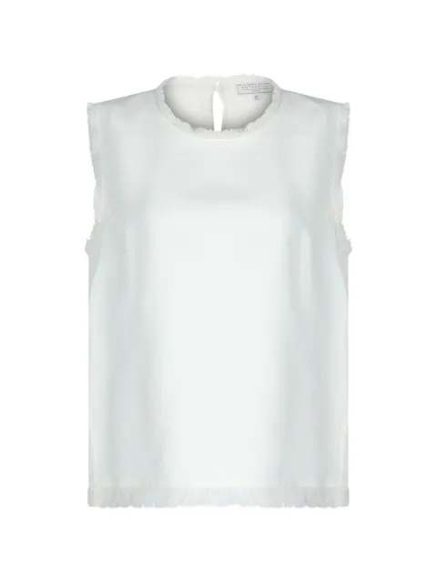 Antonelli fringed-trim top White Q5934935106
