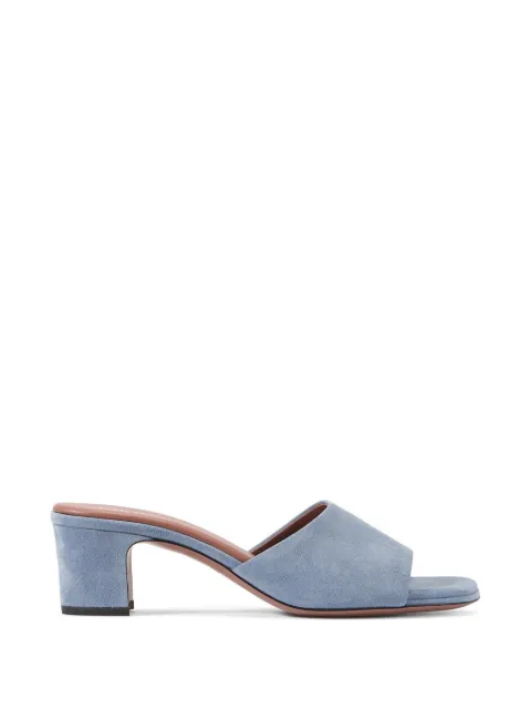 Paris Texas Ava block-heel mules Blue PX1624XSA04
