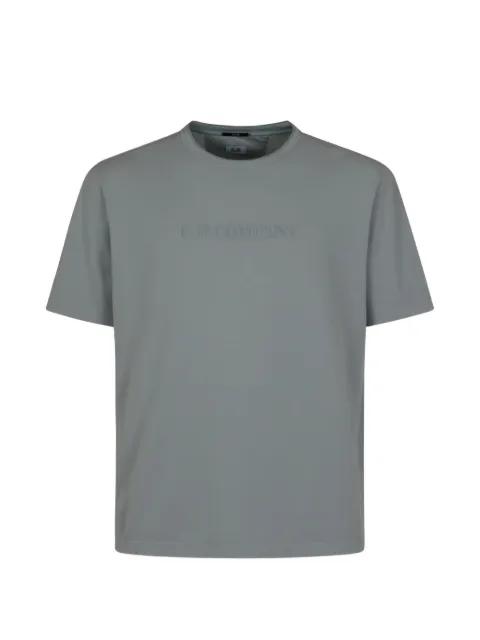 C.P. Company logo-embroidered T-shirt Blue 20CMTS287A006263G809