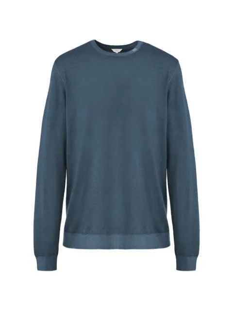 Malo dyed crewneck sweater Blue UXA271F1I41