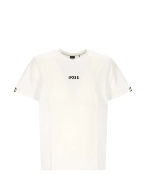 BOSS logo-print T-shirt White 50559199