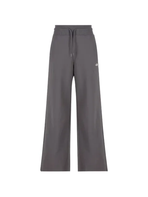 The North Face embroidered logo wide-leg trousers Grey NF0A8GQZRHI1