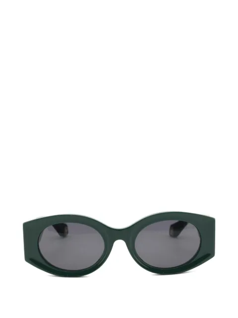 Roberto Cavalli oval full-rim sunglasses Green SRC0640D80