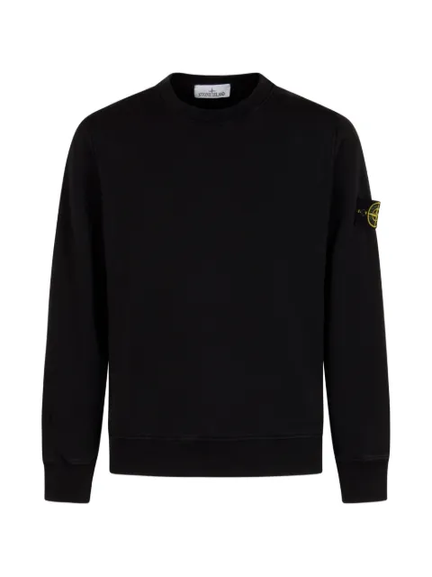 Stone Island logo-patch sweatshirt Black L2S156100060S0051