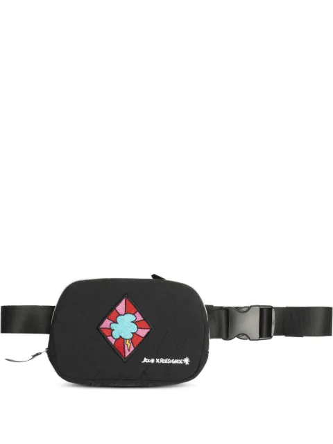 Rossignol x JCC Victory quilted embroidered belt bag Black RLNWB01