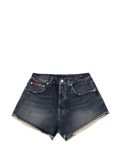 Martine Rose frayed denim shorts Blue 269WD14537